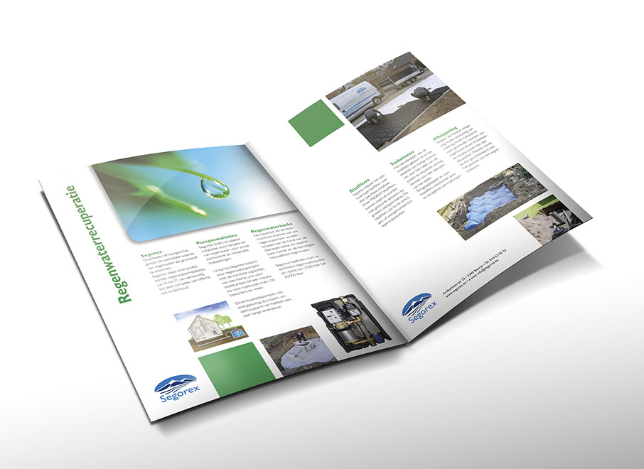 ontwerp van presentatiemap en inserts segorex