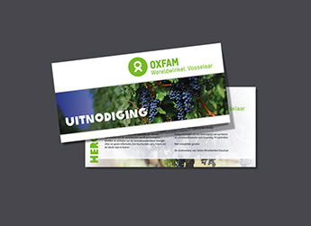 ontwerp uitnodiging heropening winkel