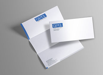 ontwerp huisstijl, briefhoofd, enveloppe, naamkaartjes, enveloppe c4